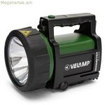 Վերալիցքավորվող ձեռքի LED լուսարձակ Velamp DOOMSTER POWER 5 Վտ 350 լմ սև