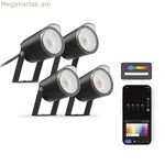 LED լուսարձակ KSIX SmartLED սև (3000K)