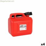 Վառելիքի բաք՝ ձագարով Continental Self Red 5 լ (4 հատ) 5 լ