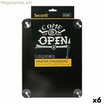 Անվտանգության տախտակ ներծծող բաժակներով 35,6 x 27,1 սմ բյուրեղյա