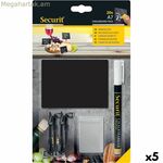 Անվտանգության տախտակ՝ հենարանով, հավաքածու 7,4 × 10,5 սմ, 20 հատ, սև