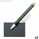 Անվտանգության տախտակ՝ հենարանով, հավաքածու 5,2 x 7,4 սմ, 20 հատ, սև