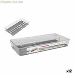 Դարակների կազմակերպիչ Quttin՝ չսահող 39,8 x 18,5 x 6 սմ (12 հատ)
