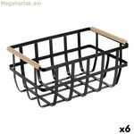 Բազմաֆունկցիոնալ զամբյուղ՝ Comfortime սև, 36 x 22 x 15,5 սմ (6 հատ)