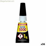 Արագ ներծծվող Bricotech Super 5000 սոսինձ 1 գ (36 միավոր)