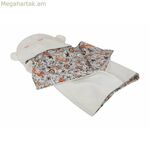 Մանկական վերմակ՝ երկկողմանի գլխարկով, 90 x 66 սմ, «Ջունգլի»