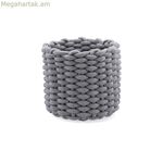 Դեկորատիվ զամբյուղ Vinthera Moa Cotton Grey 23 x 21 սմ