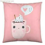 Բարձի պատյան Costura Funny Cups (50 x 50 սմ)