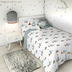 Սկանդինավյան ծածկույթ Haciendo el Indio Susanita Reversible Single (180 x 220 սմ)
