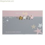 Լուսանկարի շրջանակ սեղմակներով DKD Home Decor Hello Lovely MDF փայտե աստղեր 40 x 1 x 24 սմ