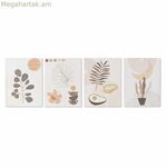 Կտավ DKD տան դեկորի համար, MDF փայտե, 30 x 1,8 x 40 սմ (4 հատ)