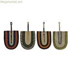 Պատի դեկոր DKD տան դեկոր բազմագույն արևելյան 46 x 1 x 26 սմ (4 հատ)