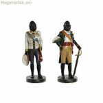 Դեկորատիվ ֆիգուր DKD տան դեկորի խեժե գորիլա (15.5 x 13.5 x 40.5 սմ) (2 հատ)