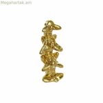 Դեկորատիվ ֆիգուր DKD Տան դեկոր Ոսկեգույն գաղութային 8,5 x 6 x 20 սմ