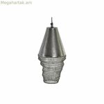 Առաստաղի լամպ DKD Տան դեկոր 8424001521999 Սև մետաղական վինտաժ 60 լայնություն 15 x 15 x 30 սմ