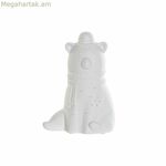 Սեղանի լամպ DKD Home Decor 17 x 12 x 23 սմ, սպիտակ ճենապակյա, 220 Վ 25 Վտ