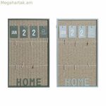 Լուսանկարի շրջանակ սեղմակներով DKD տան դեկոր Ալյումինե պոլիպրոպիլեն MDF Փայտ 30 x 3 x 50 սմ (2 հատ)