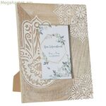 Լուսանկարի շրջանակ DKD Տան դեկոր Շագանակագույն Փայտ Պլաստիկ Մանգոյի փայտ Հնդիկ տղամարդ 20 x 2 x 25,5 սմ