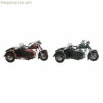 Տրանսպորտային միջոց DKD Տան դեկոր Մոտոցիկլետի դեկորատիվ 36 x 24 x 20 սմ Վինտաժ (2 հատ)