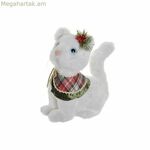 Դեկորատիվ ֆիգուր DKD տան դեկոր պոլիեսթերային փոքրիկ կատու (19 x 10 x 20 սմ)