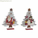 Սուրբ Ծննդյան խաղալիք DKD տան դեկոր փայտից (2 հատ) (33 x 6 x 39.5 սմ)