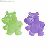 Լոգարանի գորգ DKD Home Decor 10 x 1 x 13 սմ, մանուշակագույն կանաչ, մանկական, PVC (2 հատ)