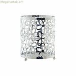 Դանակ-պատառաքաղի զամբյուղ DKD Տան դեկոր Արծաթագույն մետաղական մարգարիտ 12 x 12 x 15 սմ