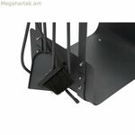 Փայտե տակդիր DKD տան դեկորի համար, փայտե, պողպատե (48 x 30 x 62 սմ)