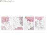 Կտավ DKD տան դեկոր՝ սոճու փայտից, 30 x 1,8 x 40 սմ