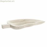 Կենտրոնական զարդարանք DKD տան դեկորի համար՝ շագանակագույն պաոլովնիա փայտից 48,5 x 21 x 5 սմ