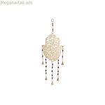 Պատի դեկոր DKD Տան դեկոր Մանգոյի փայտից արաբական (22 x 2 x 59 սմ)