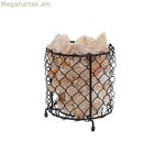 Լուսավորության ձևավորում DKD Տան դեկոր Աղի սև նարնջագույն 15 լայնություն 17 x 17 x 17 սմ