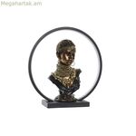 Լուսավորության ձևավորում DKD Տան դեկորի խեժից պատրաստված աֆրիկյան կին (35,5 x 11 x 36 սմ)