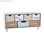 Զարդատուփ DKD Տան դեկոր 40 x 16 x 19 սմ Փայտե շագանակագույն փիրուզագույն