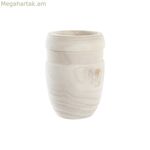 DKD Տան դեկորի ծաղկաման՝ շագանակագույն, բնական, քառակուսի, բոհո, 15 x 15 x 20 սմ