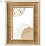 Լուսանկարի շրջանակ DKD Տան դեկոր Բնական փայտ MDF փայտ 29 x 1,5 x 34 սմ