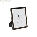 Լուսանկարի շրջանակ DKD Տան դեկոր Արծաթագույն մետաղական բյուրեղապակյա 23 x 2 x 28 սմ Ավանդական