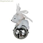 Սուրբ Ծննդյան խաղալիք DKD տան դեկորի մկնիկի խեժ (7 x 4,5 x 9 սմ) (6 հատ)