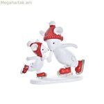 Սուրբ Ծննդյան խաղալիք DKD տան դեկորի մկնիկի խեժ (9,5 x 3,5 x 9 սմ)