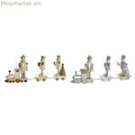 Սուրբ Ծննդյան խաղալիք DKD տան դեկորի խեժե գնացք (28 x 5 x 12 սմ) (2 հատ)