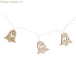 LED լամպերի պսակ DKD տան դեկորի եղջերուներից պատրաստված գլխարկներ՝ շագանակագույն 6,5 x 1,4 x 5,8 սմ