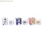 Մոմ DKD տան դեկոր Սուրբ Ծննդյան ձնե տիկնիկ (3 հատ)