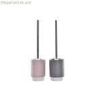 Զուգարանի խոզանակ DKD Տան դեկոր Մոխրագույն Վարդագույն Արծաթագույն Բաց Վարդագույն Մետաղական Ալյումինե Դոլոմիտե Urban 9,8 x 9,8 x 39 սմ (2 հատ)