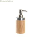 Լոգարանի հավաքածու DKD Home Decor արծաթագույն բնական բամբուկե պոլիպրոպիլենից 7 x 7 x 17 սմ (2 հատ)