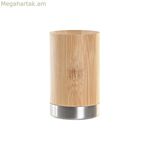 Ատամի խոզանակի պահոց DKD Home Decor բնական բամբուկե պոլիպրոպիլենից 7 x 7 x 11 սմ