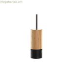 Զուգարանի խոզանակ DKD Home Decor սև բնական բամբուկ 10 x 10 x 36,8 սմ