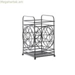 Դանակ-պատառաքաղ DKD տան դեկորի սև մետաղական երկրաչափական չափսեր՝ 12 x 12 x 20 սմ