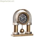 Սեղանի ժամացույց DKD Տան դեկոր Սև Ոսկեգույն Ավանդական