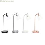 Սեղանի լամպ DKD Home Decor 22 x 15 x 46 սմ Բյուրեղյա Արծաթագույն Սև Մոխրագույն Վարդագույն Մետաղական Սպիտակ 220 V 40 W 25 W 4 հատ