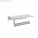 Զուգարանի թղթի պահոց DKD Home Decor 18 x 9,7 x 7,5 սմ արծաթագույն չժանգոտվող պողպատ